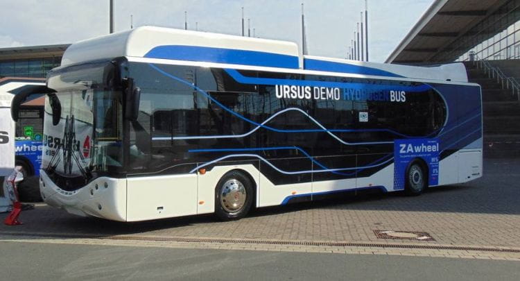 Jednym z producentów autobusów na wodór jest Ursus. 