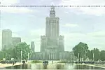 Wizualizacje zwycięskiego projektu okolic Pałacu Kultury i Nauki W Warszawie.