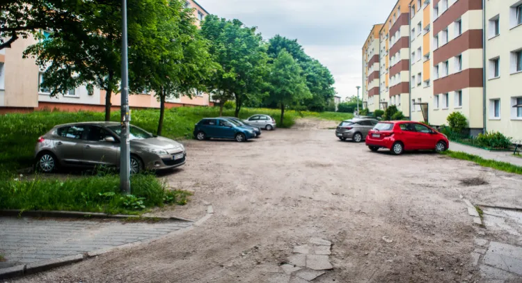 Bałagan i zaniedbana infrastruktura to znaki rozpoznawcze terenu przy ul. Cylkowskiego w Redłowie między blokami 9 i 11.