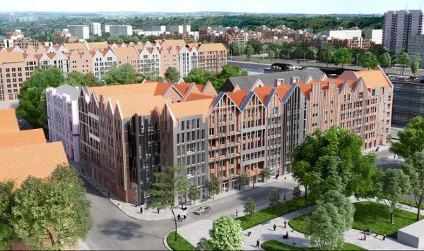 Kompleks Grano Residence na Wyspie Spichrzów powstaje w jednej z najbardziej rozchwytywanych lokalizacji Śródmieścia Gdańska. 