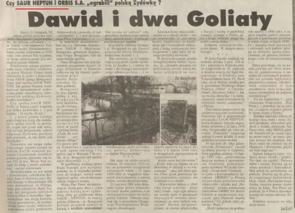 Historia gruntu pod SNG opisana w Dzienniku Bałtyckim.