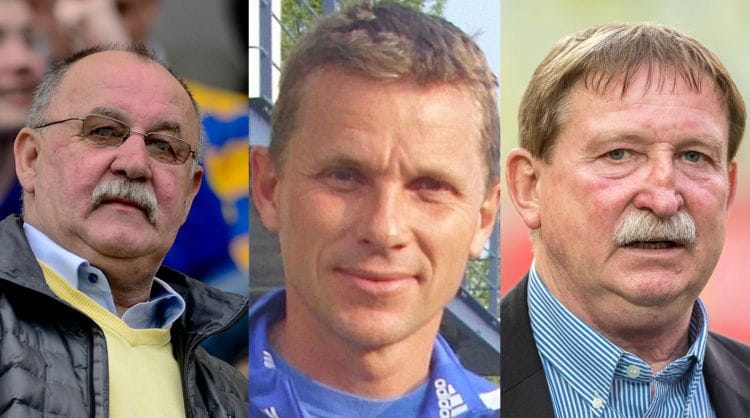 Dotychczas tylko trzech piłkarzy, którzy urodzili się w Trójmieście, zagrało na mundialu i to się nie zmieni po turnieju w Rosji. Od prawej: Andrzej Szarmach, Tomasz Wałdoch i Janusz Kupcewicz. 