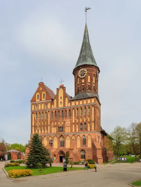 Gotycka katedra w Kaliningradzie, w której znajduje się grób Immanuela Kanta.
