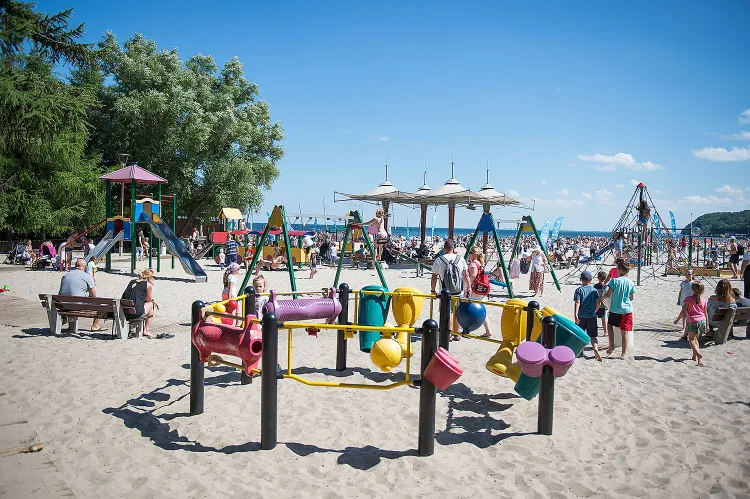  Plac zabaw   plaża miejska w Gdyni