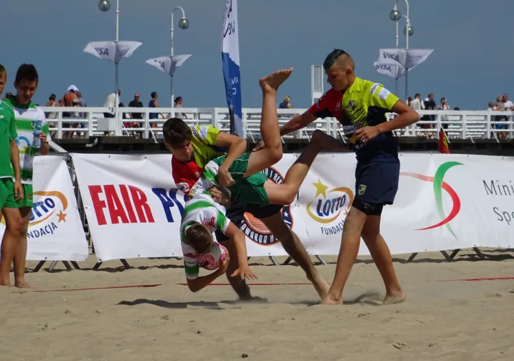 Na sopockiej plaży grano fair-play, co nie oznaczało braku sportowej walki.
