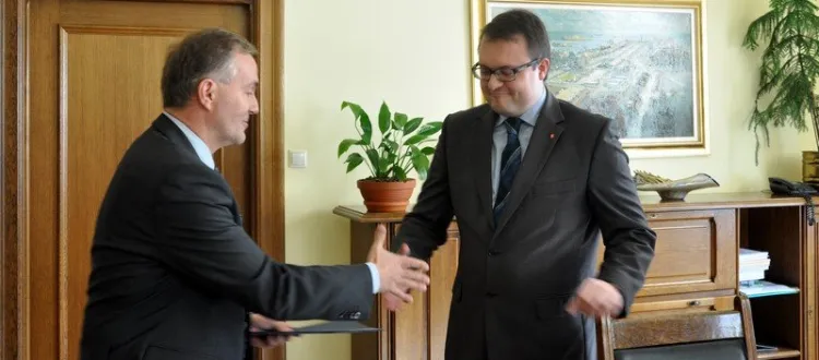 Komisja pod przewodnictwem prezydenta Gdyni, Wojciecha Szczurka wybrała Marka Łucyka (z prawej) na dyrektora GOSiR. 