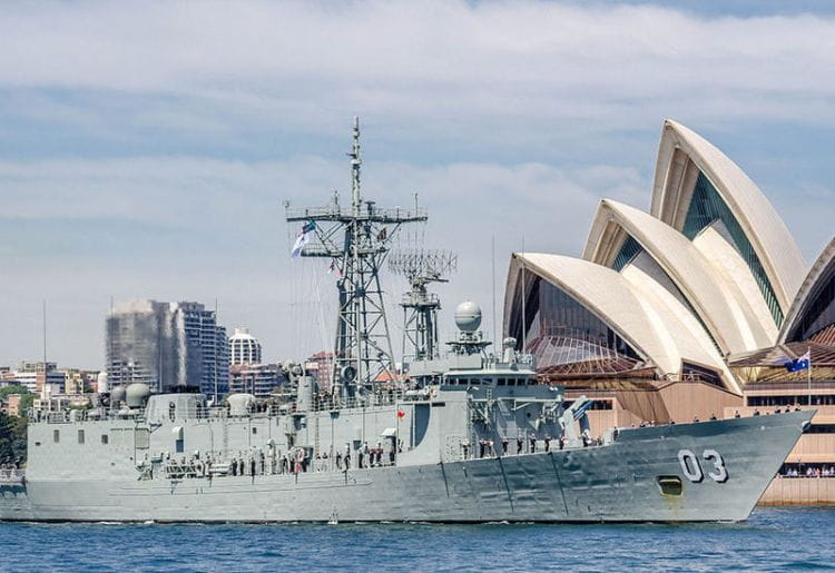 Australijskie fregaty typu Adeleide. Polska delegacja ma rozmawiać z Australijczykami o ich kupnie.