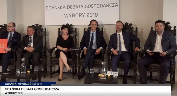 Kandydaci na prezydenta Gdańska w poniedziałek debatowali o gospodarce. 