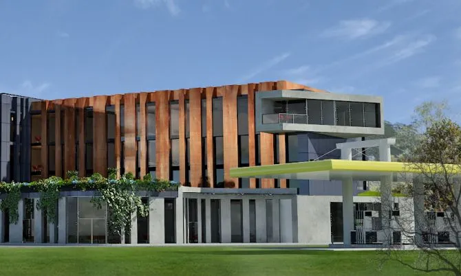 Hotel Diament przy Podwalu Przedmiejskim.