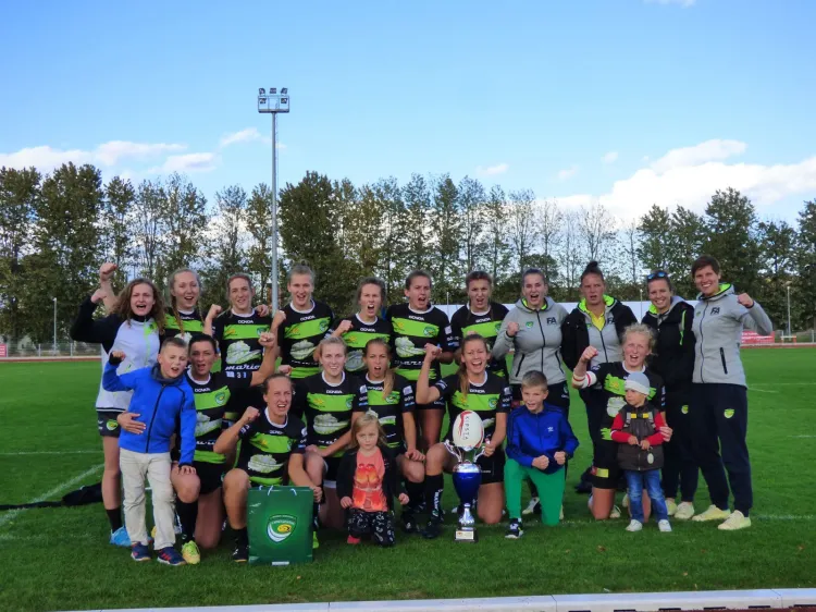 Biało-Zielone Ladies znów nie dały szans rywalkom i z kompletem zwycięstw wygrały drugą rundę mistrzostw Polski kobiet w rugby 7.