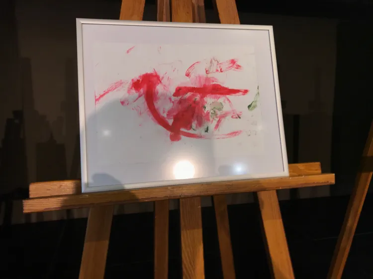 Prace namalowane przez Raję.
