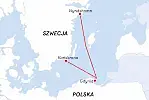 Połączenia Steny Line z Gdyni do Szwecji.