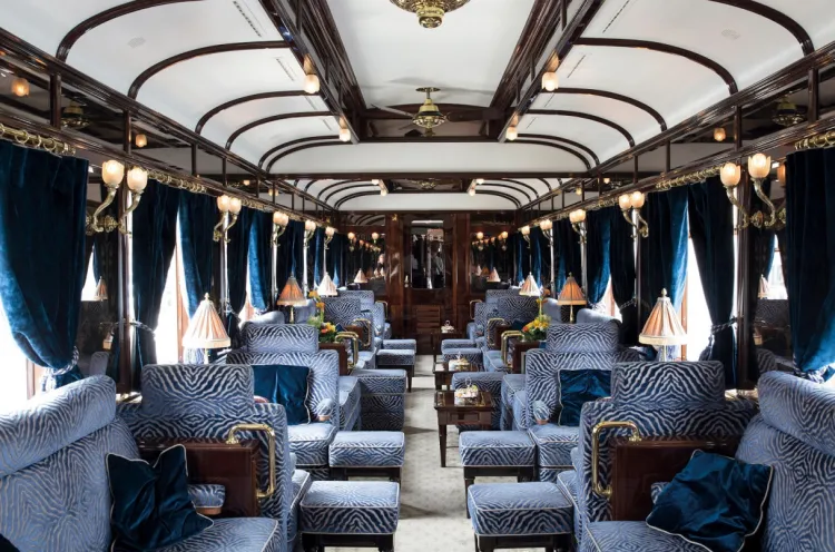 Legendarny Orient Express nie jest jedynym luksusowym pociągiem podróżującym po świecie. Wiele "hoteli na szynach" proponuje niezapomnianą podróż.