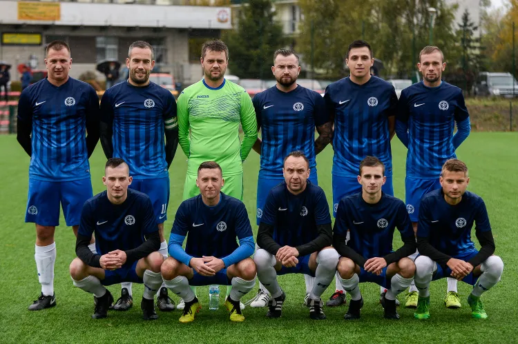 Wyjściowy skład Portowca Gdańsk na mecz z Polonią Gdańsk.