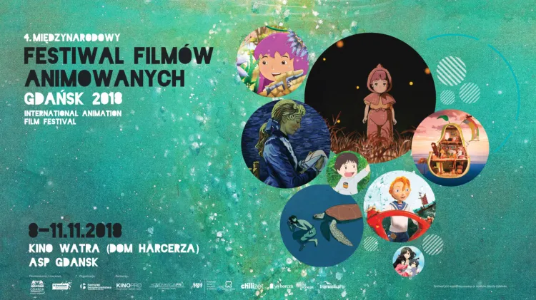 4. Międzynarodowy Festiwal Filmów Animowanych Gdańsk 8-11 listopada 2018 r.