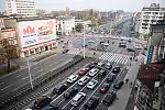 Widok z tarasu na najwyższym piętrze.