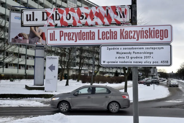 Ul. Dąbrowszczaków na Przymorzu - podobnie jak dwie inne ulice wskazane przez IPN jako propagujące komunizm - ostatecznie zmieniła swoją nazwę. Jej nowym patronem będzie prezydent Lech Kaczyński.