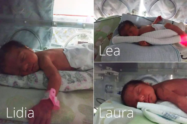 Lidia, Laura i Lea na razie pozostają w szpitalu, ale ich stan jest stabilny.
