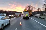 Skutki czwartkowego wypadku na obwodnicy między Owczarnią a Matarnią w kierunku Gdańska.