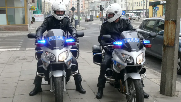Nowe motocykle gdyńskich policjantów.