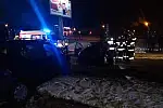 Skutki nocnego wypadku na Małomiejskiej