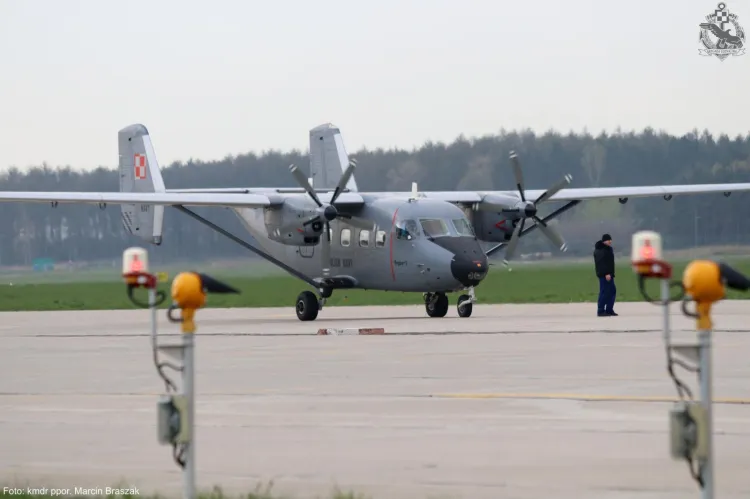 Samolot Bryza z 43 Bazy Lotnictwa Morskiego przetransportował  personel medyczny z narządem do przeszczepu.