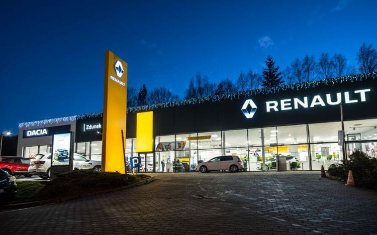 Odświeżone stacje Renault i Dacii, które należą do Grupy Zdunek. 