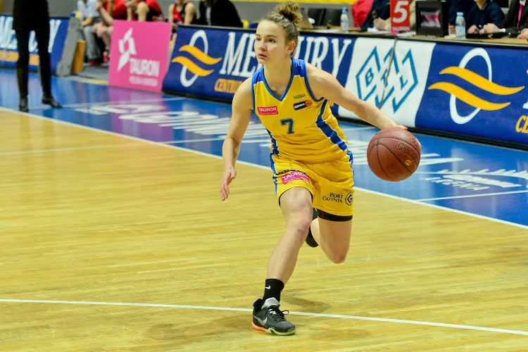 Monika Naczk dołączyła do składu Politechniki. Wcześniej koszykarka grała już w gdyńskich (na zdjęciu) i w gdańskich barwach. 