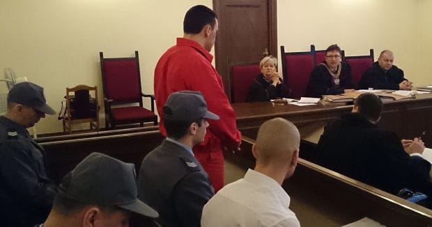 Stefan W. podczas procesu przed sądem rejonowym w Gdańsku w 2014 roku. Został wówczas skazany na 5,5 roku więzienia.