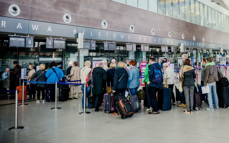 Ruch pasażerski na lotnisku w Gdańsku cały czas rośnie. W ubiegłym roku było o 8 proc. więcej podróżnych niż w 2017 r.
