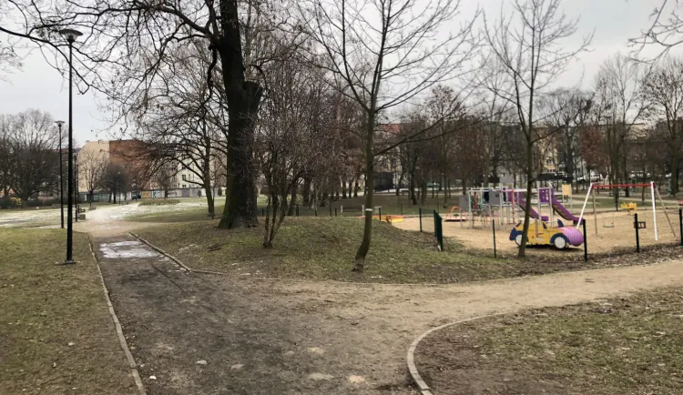 Park św. Barbary w Gdańsku. 