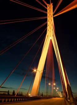Most wantowy na gdańskiej Przeróbce to na razie jedyny istniejący dwujezdniowy element Trasy Sucharskiego.