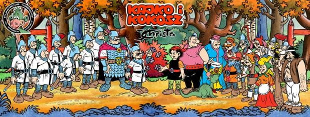 Sława komiksów Janusza Christy o Kajku i Kokoszu nie tylko nie przemija, ale i wciąż rośnie.
