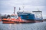 Statek "Fure Valo" został zabunkrowany LNG w Porcie Gdańsk.