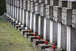 Zdjęcia z urocztości na Cmentarzu Ofiar Hitleryzmu na Zaspie.