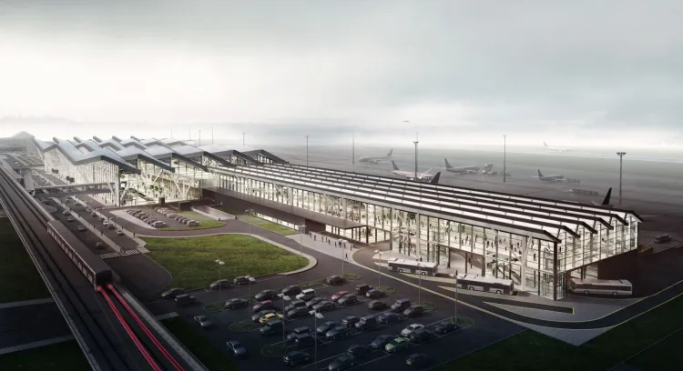 Tak będzie wyglądał pirs, który zostanie dobudowany do terminalu T2.