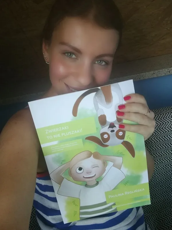 Paulina Reglińska autorka projektu i książki "Zwierzaki to nie pluszaki".