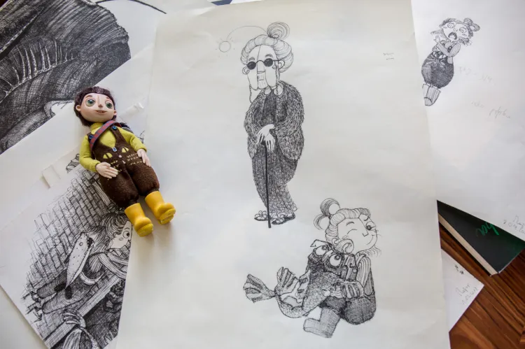 Ilustracje do książki wykonane przez Kasię Majsner