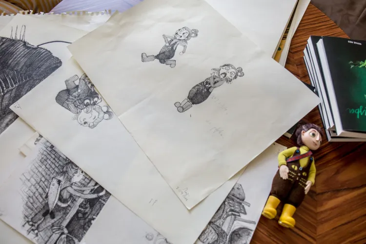 Ilustracje do książki wykonane przez Kasię Majsner