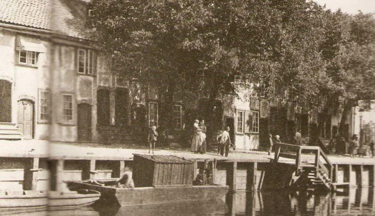Tak wyglądały okolice, gdzie ma powstać MIIWŚ. Na zdjęciu budynek przy Eimermacherhof 2. Zdjęcie z 1893 roku.