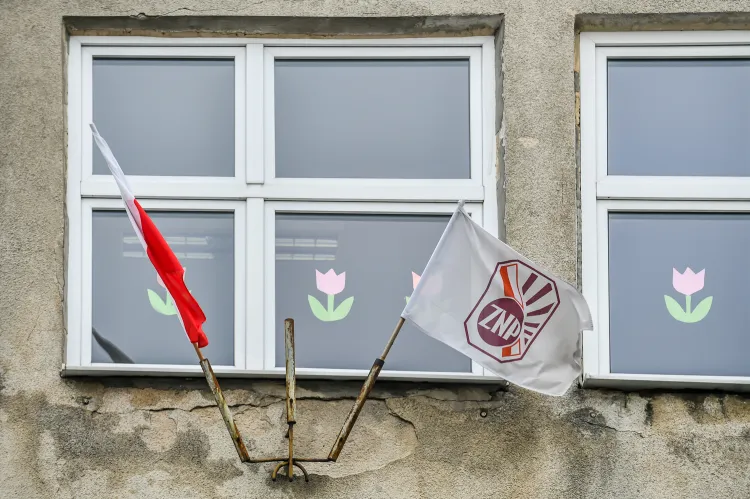 Strajk nauczycieli w gdyńskich szkołach.
