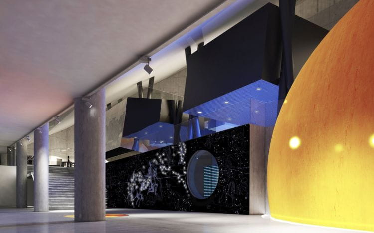 Planetarium będzie nowoczesnym budynkiem, w którego środku powstanie specjalna kopuła z obrazem nieba. 