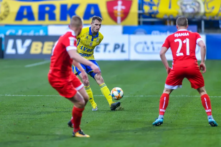 Obrońca Frederik Helstrup czekał na gola w Arce 61 oficjalnych spotkań. Duńczyk liczy na to, że jeszcze w tym sezonie zdoła poprawić ten dorobek i przyczynić się do utrzymania w ekstraklasie.