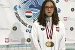 Zosia Chrzan przywiozła do Trójmiasta dwa medale i dwa rekordy Polski u14. 