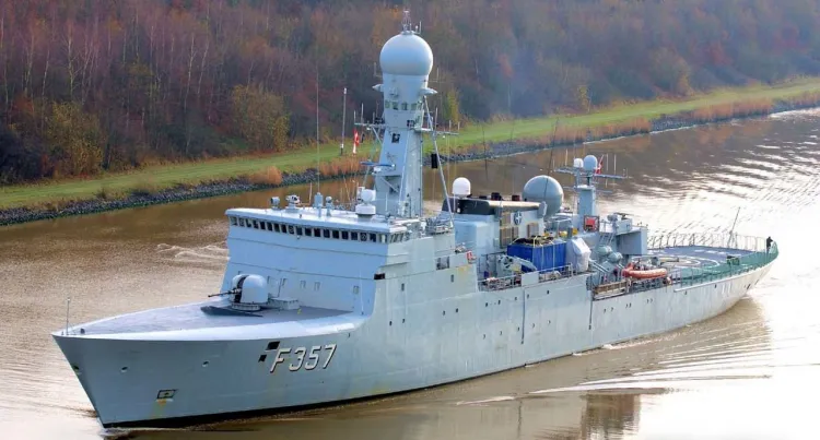 Grupą dowodzi duński okręt HDMS Thetis.