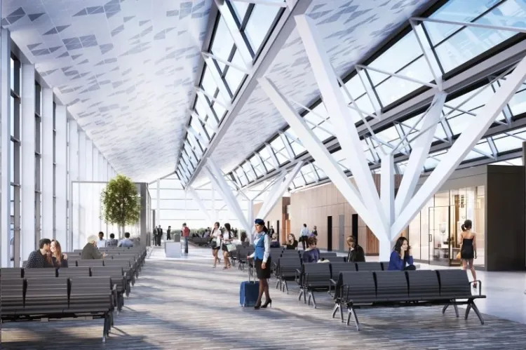 Nowy, 180-metrowy pirs o szerokości 46 m ma zostać dobudowany do istniejącego terminala pasażerskiego T2. Dzięki niemu przepustowość portu lotniczego w Gdańsku ma wzrosnąć z 7 do 9 mln pasażerów rocznie.