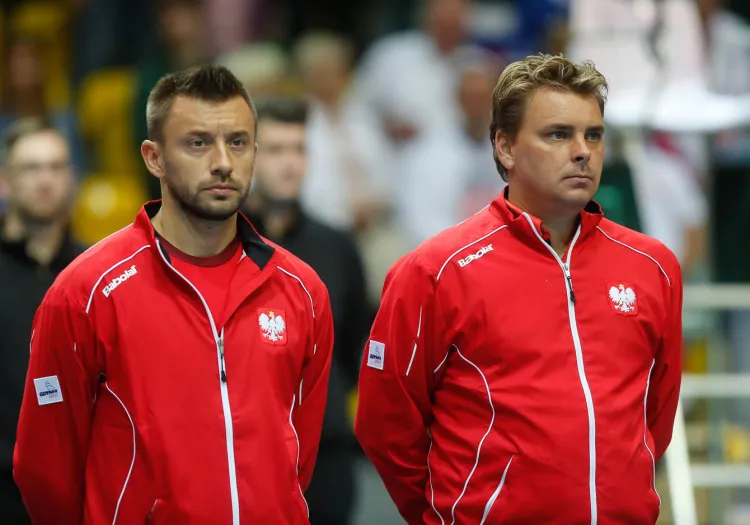 Michał Przysiężny (do lewej) i Marcin Matkowski przez lata byli filarami reprezentacji Polski w Pucharze Davisa. 