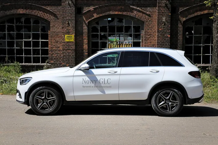 Mercedes-Benz GLC posiada bardzo zgrabne proporcje. 