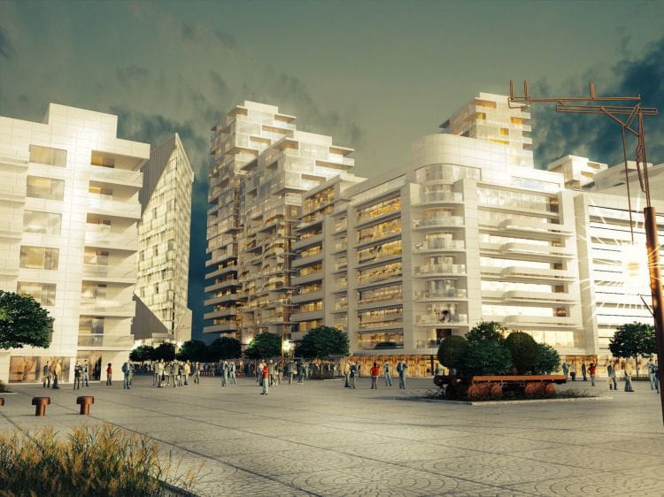 Proponowana przez architektów zabudowa Międzytorza w Gdyni
