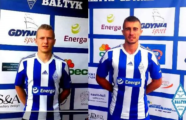 Tomasz Zając (z lewej) i Michał Bajdur (z prawej) to odpowiednio 17. i 18. wzmocnienia Bałtyku Gdynia od czasu zakończenia poprzedniego sezonu.
